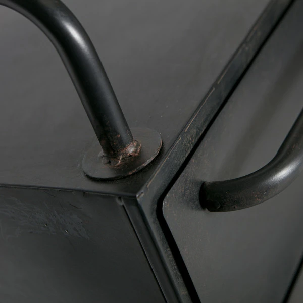 BePureHome Zwarte Kast Op Wielen - Afbeelding 6