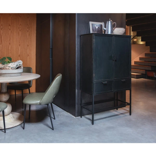 BePureHome IJzeren Wandkast Zwart - Afbeelding 6