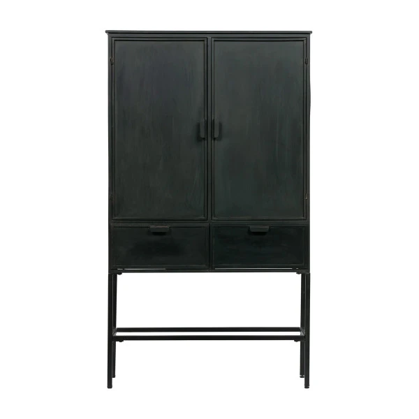 BePureHome IJzeren Wandkast Zwart