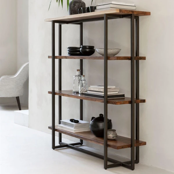 Stellingkast Van Suar Hout - Afbeelding 9