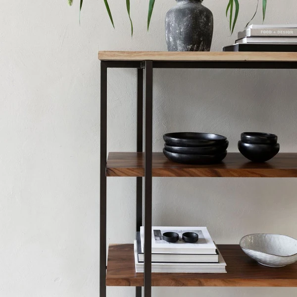 Stellingkast Van Suar Hout - Afbeelding 6