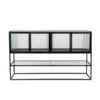 Dressoir Met Ribbel Glas
