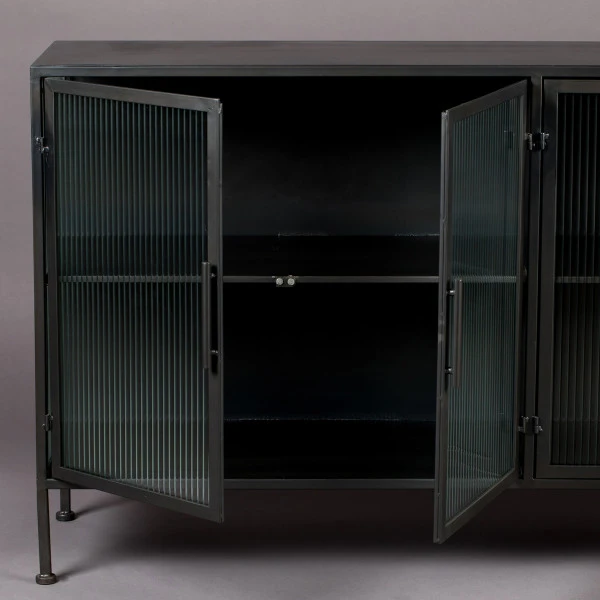 Ribbelglas Dressoir - Afbeelding 4