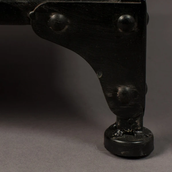 Laag Kastje Zwart Metaal - Afbeelding 8