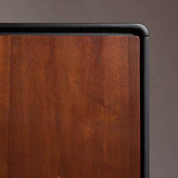 Vintage Tv-meubel Donker Hout - Afbeelding 8