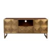 Tv-meubel Mangohout Goud