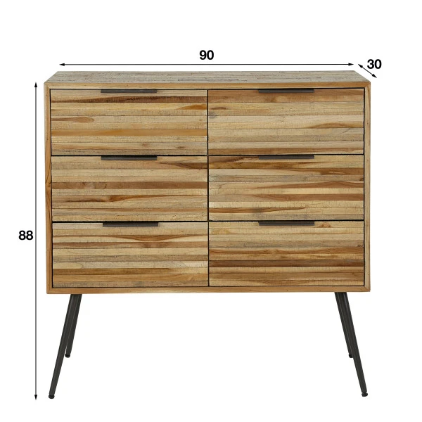 Eigentijdse Ladekast Met 6 Lades - Afbeelding 5