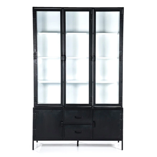 Grote Vitrinekast Industrieel