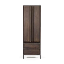 Smalle Kast Donker Mango Hout