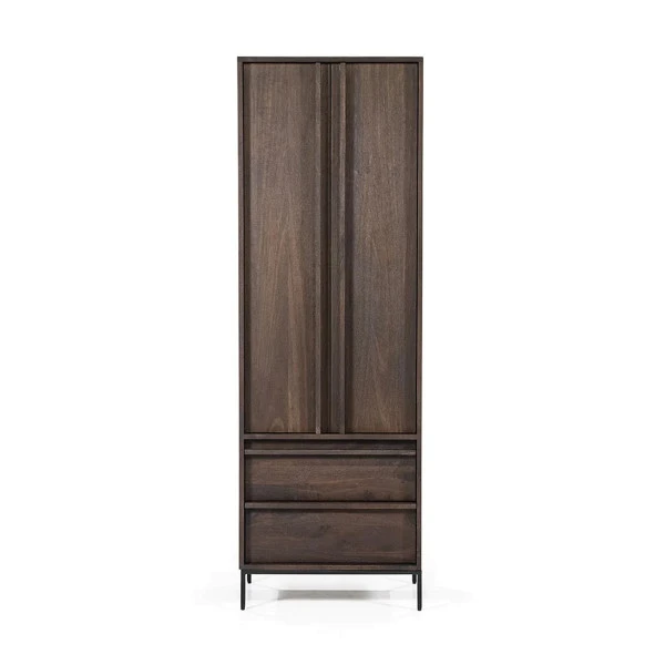 Smalle Kast Donker Mango Hout