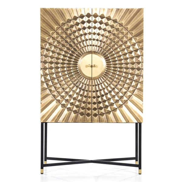 Gouden Kast Op Hoge Poten - Afbeelding 3