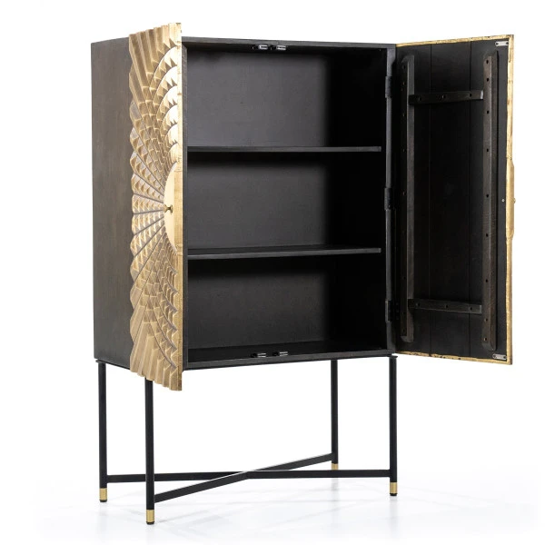 Gouden Kast Op Hoge Poten - Afbeelding 2