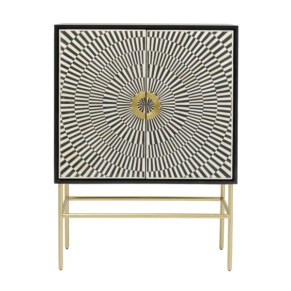 Design Wandkast Zwart-wit