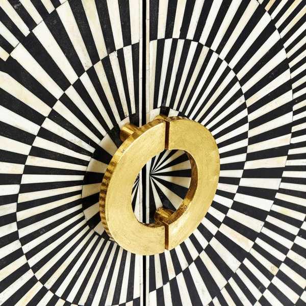 Design Wandkast Zwart-wit - Afbeelding 5