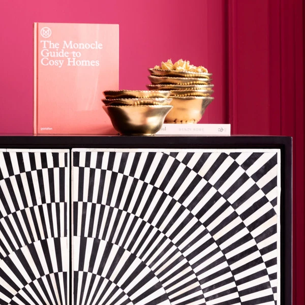 Design Wandkast Zwart-wit - Afbeelding 3