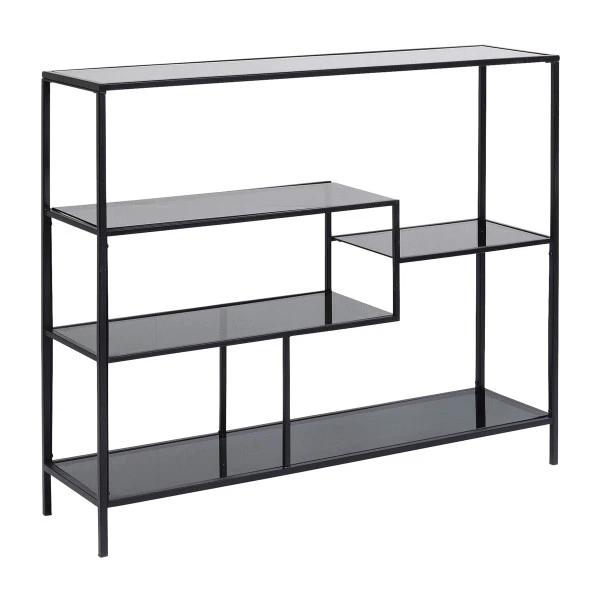 Laag Wandrek Staal Met Glas - Afbeelding 5