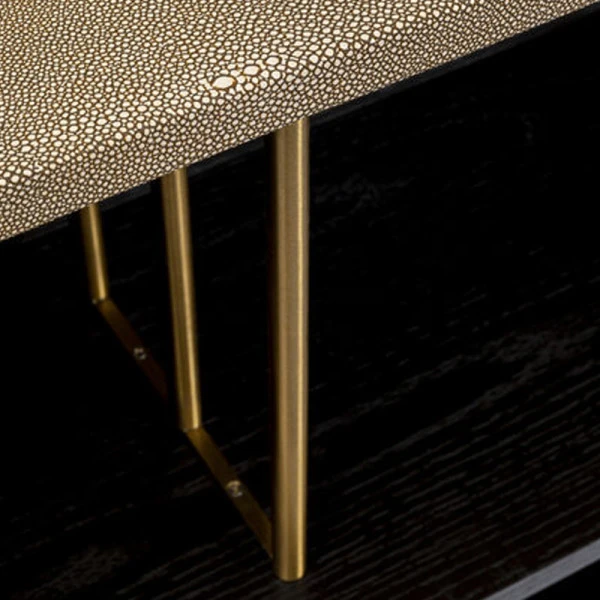 Zwart Design Dressoir Open Vakken - Afbeelding 7