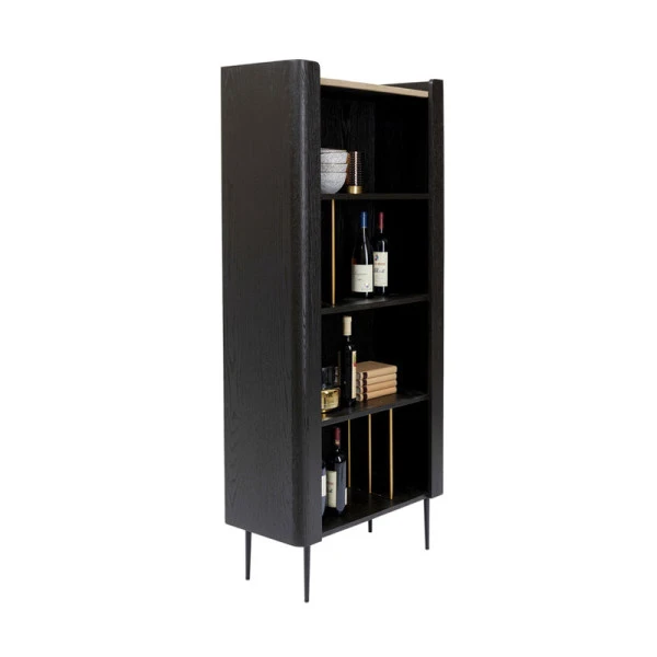 Zwarte Design Vakkenkast - Afbeelding 4