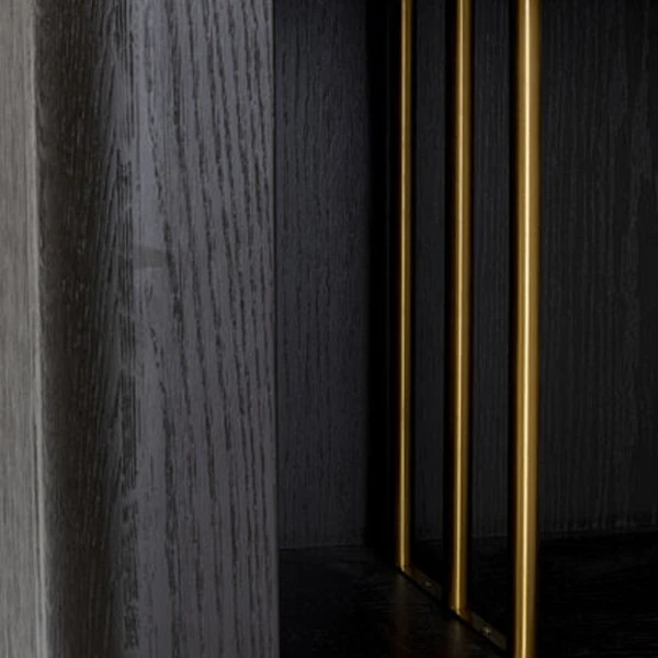 Zwarte Design Vakkenkast - Afbeelding 9