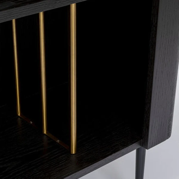 Zwarte Design Vakkenkast - Afbeelding 8