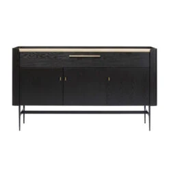 Zwarte Design Wijnkast Dressoir