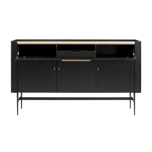 Zwarte Design Wijnkast Dressoir - Afbeelding 4
