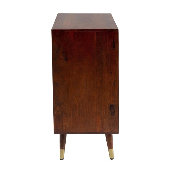 Mangohouten Wandkast Met Goud - Afbeelding 6