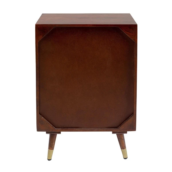 Mangohouten Wandkast Met Goud - Afbeelding 7