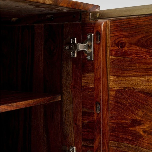 Dressoir Sheesham Hout 200 Cm - Afbeelding 7