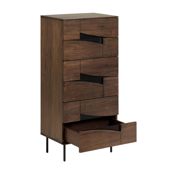 Smalle Ladekast Walnoot - Afbeelding 4