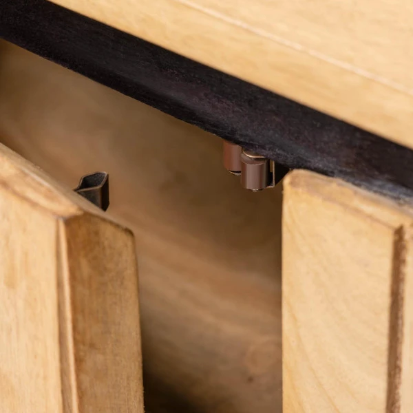 Tv-meubel Ovaal Mangohout - Afbeelding 7