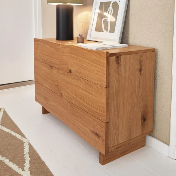 Eiken Boomstam Ladekast - Afbeelding 2