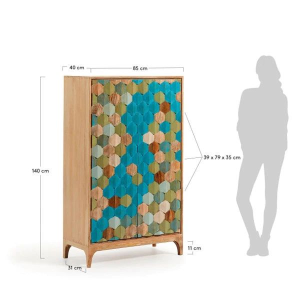 Kleurrijke Kast Mozaiek - Afbeelding 7