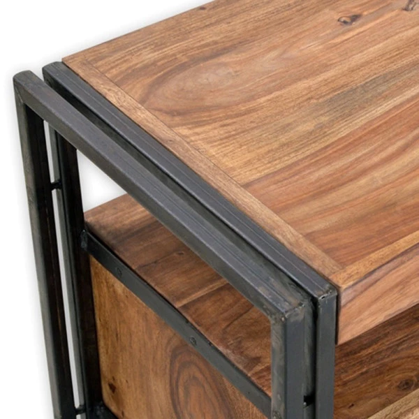 TV-meubel Sheesham Hout 160 Cm - Afbeelding 4