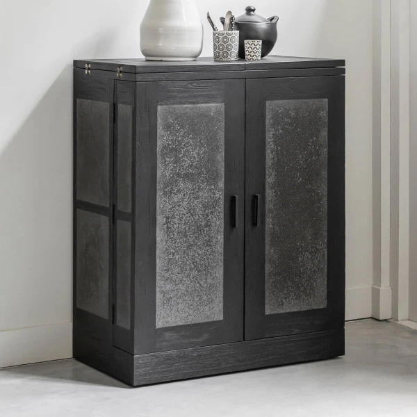 Zwarte Drankkast Bartafel - Afbeelding 2