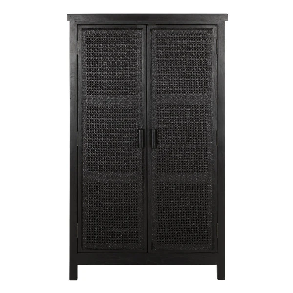Zwarte Kast Met Rotan - Afbeelding 5