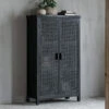 Zwarte Kast Met Rotan