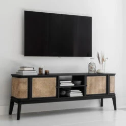 Webbing Tv-meubel Ronde Hoeken