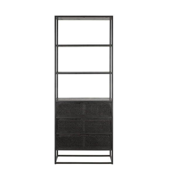 Open Kast Met Lades Rotan - Afbeelding 8