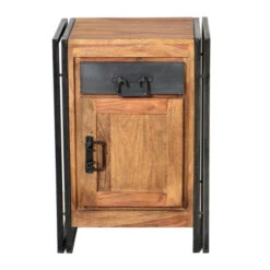 Nachtkastje Van Sheeshamhout Dicht