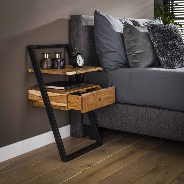 Nachtkastje Industrieel Design - Afbeelding 3