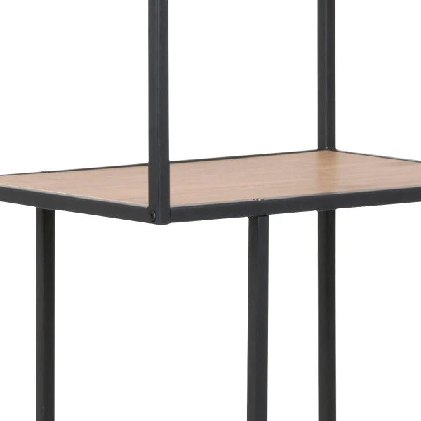 Open Kast Van Staal Met Houten Planken - Afbeelding 5