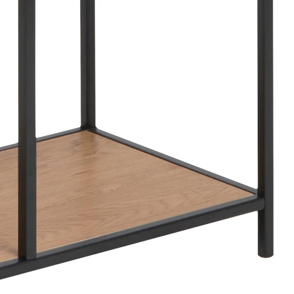 Open Kast Van Staal Met Houten Planken - Afbeelding 6