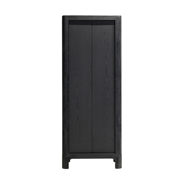 Hoge Zwarte Wandkast