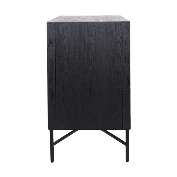 Dressoir Van Zwart Hout - Afbeelding 5