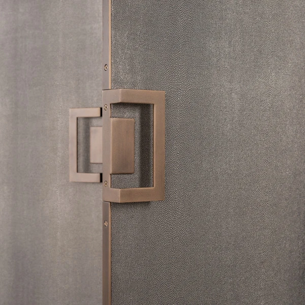 Design Wandkast Leer - Afbeelding 5