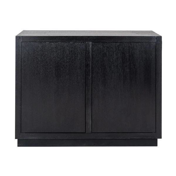 Zwart Dressoir 2-deurs Eiken - Afbeelding 3