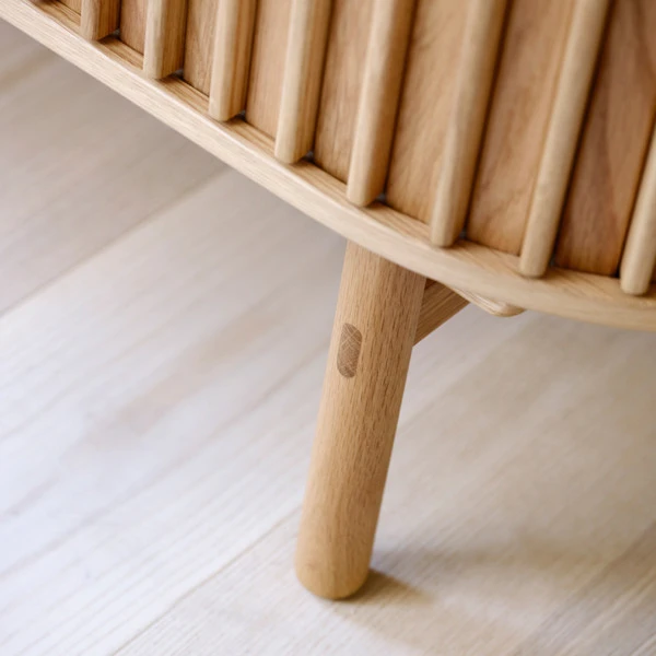 Scandinavische Wandkast Eikenfineer - Afbeelding 8