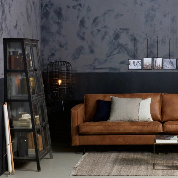 BePureHome Schuine Vitrinekast Vintage - Afbeelding 2