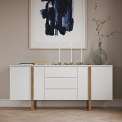 Modern Dressoir Met Eiken